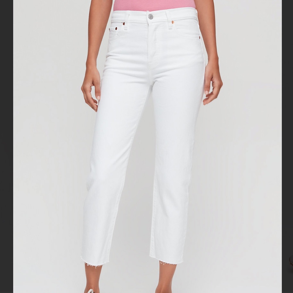 Levi's Wedgie Icon High-Rise Jeans White